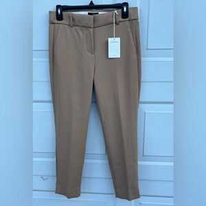 Women's J Crew Cameron Slim Crop Pant Four Season Stretch tan size 2 NWT